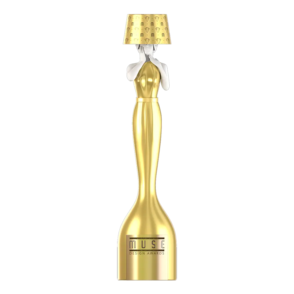 MUSE Design Awards 2020 Statuette für Wohnen und Arbeiten auf dem Hauserberg von Gronych + Dollega Architekten