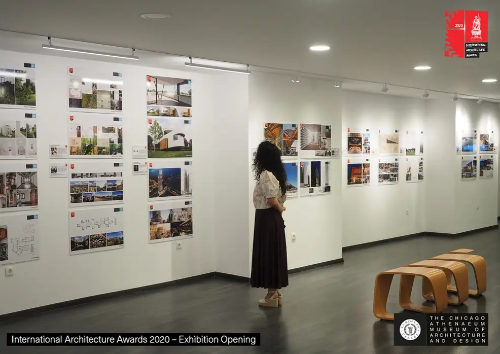 An Steins Garten in der Ausstellung der International Architecture Awards 2020 in Athen