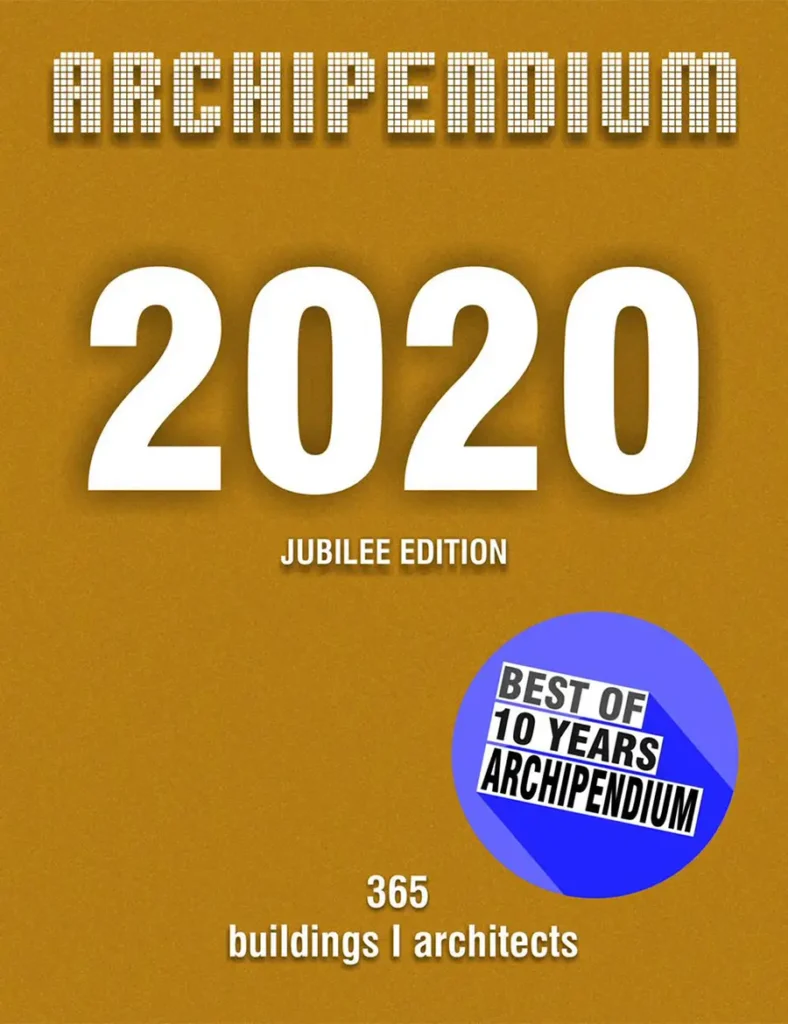 Cover des Architekturkalenders Archipendium 2020 Jubiläumsausgabe